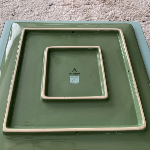 Partylite Outdoor Cafe Candle Tray - Picture 2 of 2